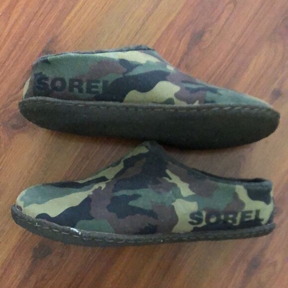 SOREL Camo Sherpa lined mule slipper youth 4 - Picture 6 of 10